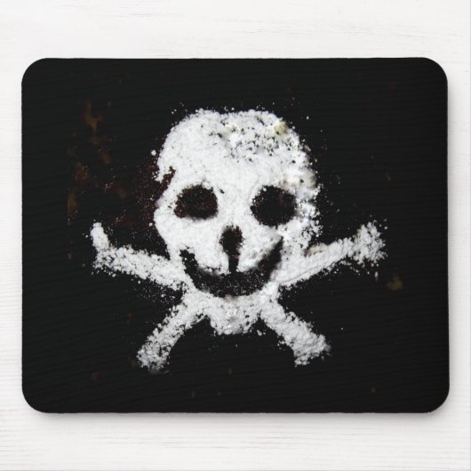 Schädel und Kreuzknochen Mousepad (Vorne)