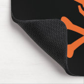 Schädel und Kreuzknochen Mousepad (Ecke)