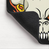 Schädel und Kreuzknochen Mousepad (Ecke)
