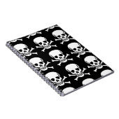 Schädel und Kreuzknochen Notizblock (Rechte Seite)