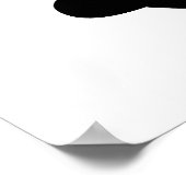 Schädel und Kreuzknochen Poster (Ecke)