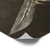 Schädel und Kreuzknochen Poster (Ecke)