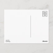 Schädel und Kreuzknochen Postkarte (Rückseite)