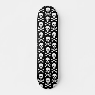 Schädel und Kreuzknochen Skateboard