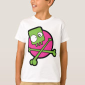Schädel und Kreuzknochen T-Shirt (Vorderseite)