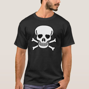 Schädel und Kreuzknochen T-Shirt