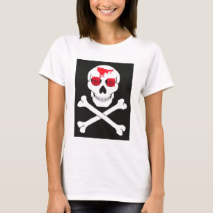 Schädel und Kreuzknochen T-Shirt