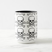 Schädel und Kreuzknochen Tasse (Zentrum)
