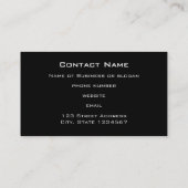 Schädel und Kreuzknochen Visitenkarte (Rückseite)