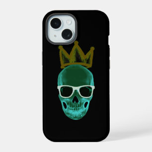Schädel und Krone iPhone 15 Hülle
