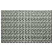 Schädel und Krone Stoff (Fat Quarter (45,7 x 55,9 cm))