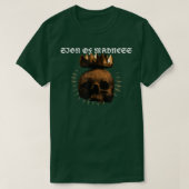 Schädel und Krone - Zeichen des Wahnsinns T-Shirt (Design vorne)