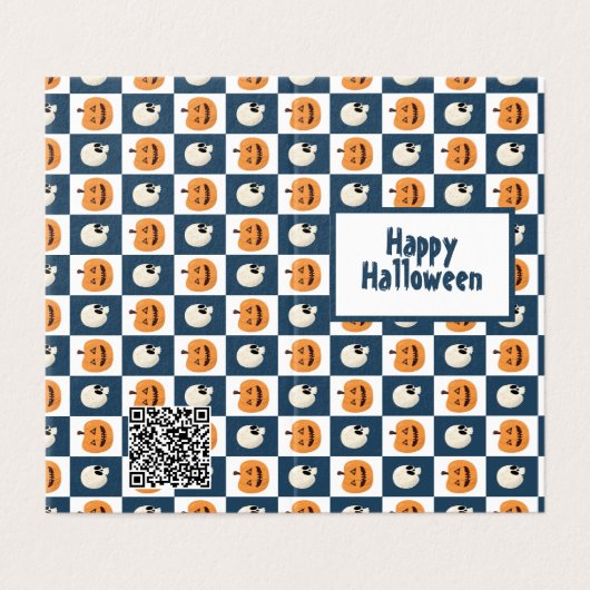 Schädel und Kürbis (Außenseite Aufgefaltet)