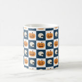 Schädel und Kürbis Kaffeetasse (Mittel)