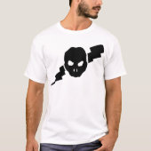 Schädel und Leuchtbolzen! T-Shirt (Vorderseite)