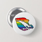Schädel und Lippen. Button (Vorne & Hinten)