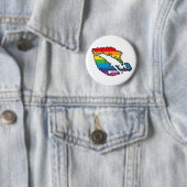 Schädel und Lippen. Button (Beispiel)
