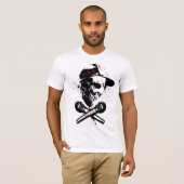 SCHÄDEL UND MIC T-Shirt (Vorne ganz)