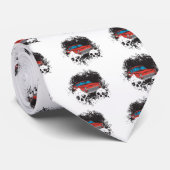 Schädel und Muskelwagen Krawatte (Gerollt)