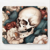 Schädel und Petalen Mousepad (Vorne)