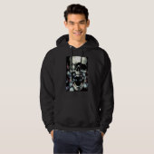 Schädel und Ringe - Farbe Hoodie (Vorne ganz)