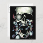 Schädel und Ringe - Farbe Postkarte (Vorne/Hinten)