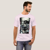 Schädel und Ringe - Farbe T-Shirt (Vorne ganz)
