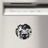 Schädel und Ringe Magnet (In Situ (Geschirrspüler))