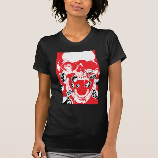 Schädel und Ringe - rot T-Shirt (Vorderseite)