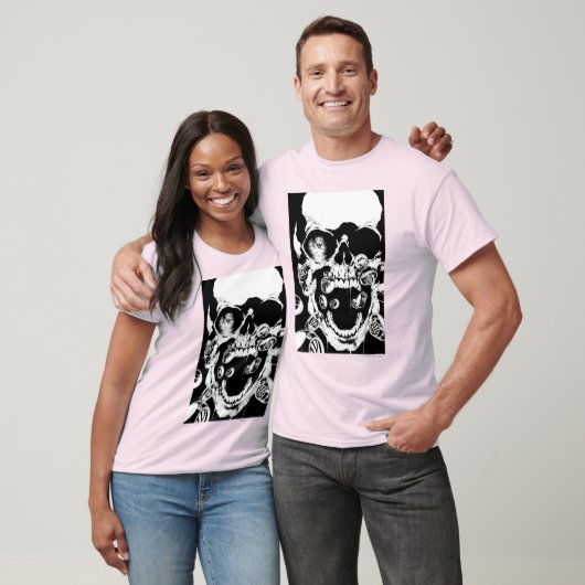 Schädel und Ringe T-Shirt (Unisex)