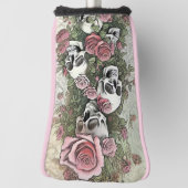 Schädel und Rose Golf Headcover (Rotieren 90)
