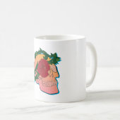 Schädel und Rose Kaffeetasse (VorderseiteRechts)