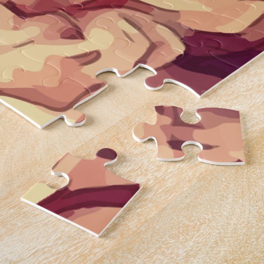 Schädel und Rose Puzzle (Seite)