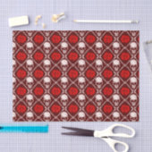 Schädel und Rose Seidenpapier (Handwerk)