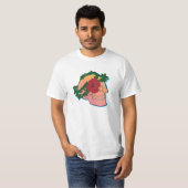Schädel und Rose T-Shirt (Vorne ganz)