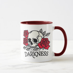 Schädel und Rose Tasse