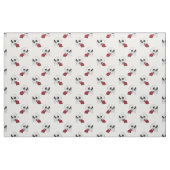 Schädel-und Rosen-Gewebe Stoff (Fat Quarter (45,7 x 55,9 cm))