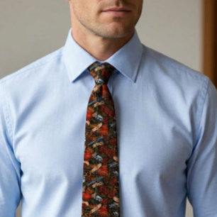 Schädel und Rosen Graffiti-Muster    Krawatte