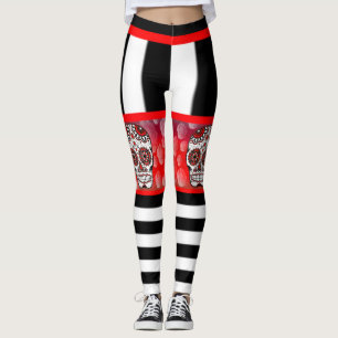 Schädel Und Rosen Leggings