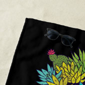 Schädel und Saccharose Strandtuch (Beispiel)