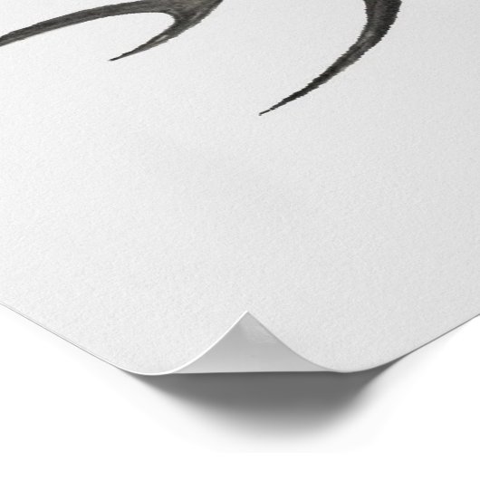 Schädel und Schlange Poster (Ecke)