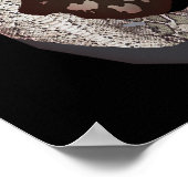 Schädel- und Schlangen-Poster Poster (Ecke)