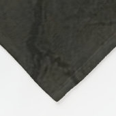 Schädel und Schmetterling Fleecedecke (Ecke)