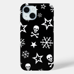 Schädel und Schneeflocken Case-Mate iPhone Hülle