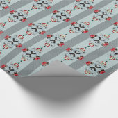 Schädel und Spinnen Packpapier (Ecke)