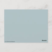 Schädel und Spinnen Postkarte (Rückseite)