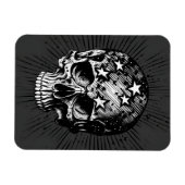 Schädel und Steine III Magnet (Horizontal)