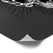 Schädel und Steine III Poster (Ecke)