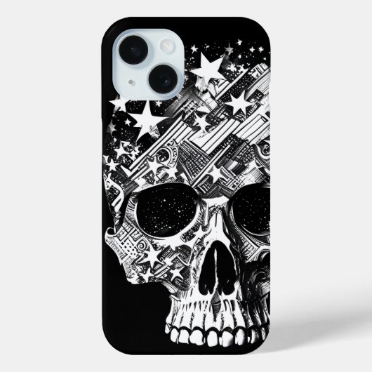 Schädel und Steine IV Case-Mate iPhone Hülle (Rückseite)