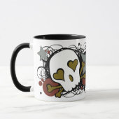 Schädel und Stern-Tasse Tasse (Links)